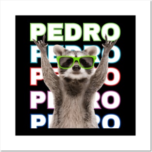 Pedro Pedro Racoon Dance Meme Posters and Art